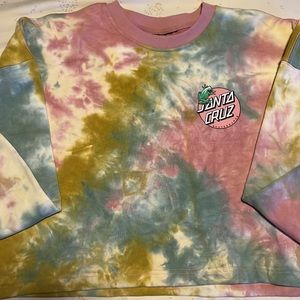 Santa Cruz Skateboards Santa Cruz Cropped Pullover - Women  Color: Pink Size: S